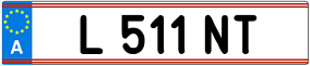Truck License Plate
